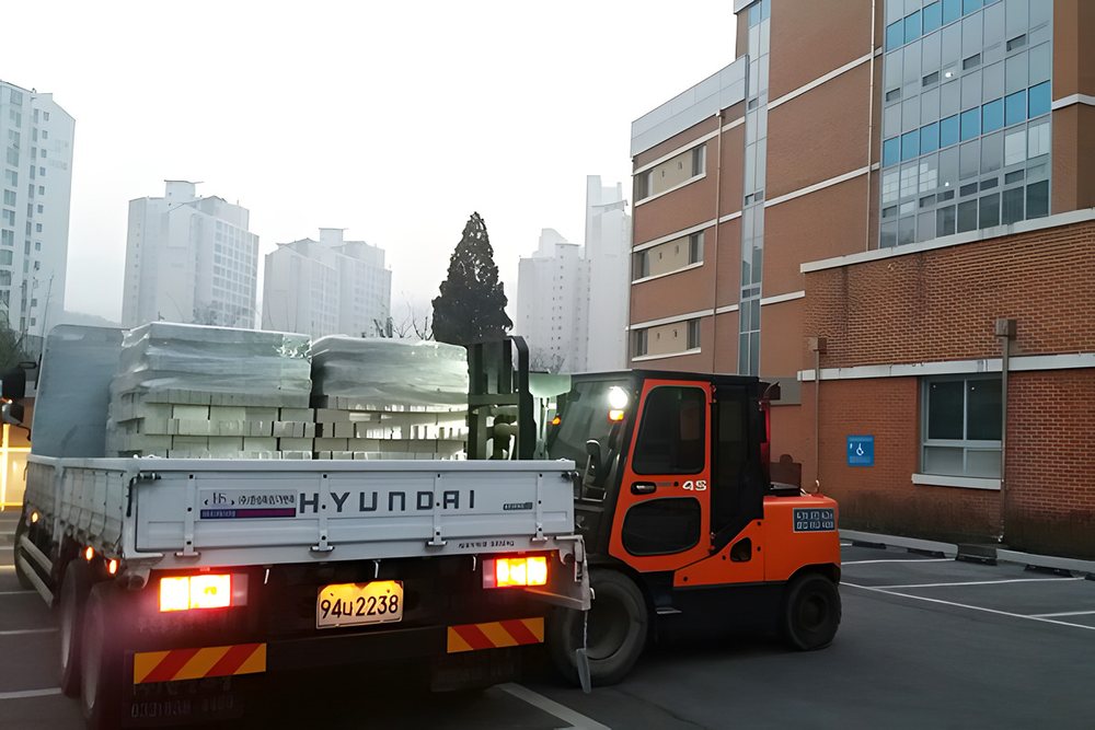 의정부 송암초등학교 현장 납품