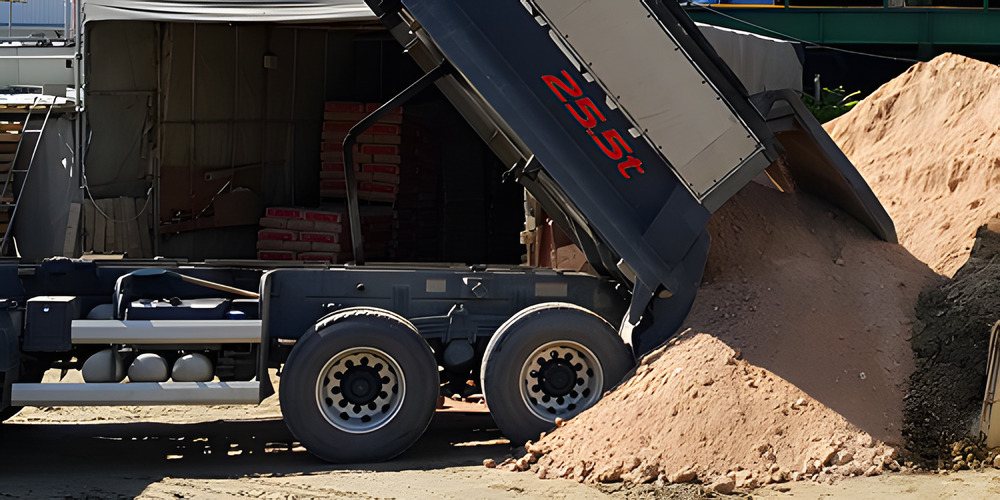 터파기 유용토(마사) 매입 현장